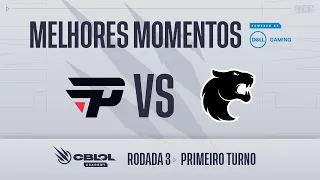 CBLOL Academy 2021: 1ª Etapa - Fase de Pontos | Melhores Momentos (PNG) x (FUR) (1º Turno)