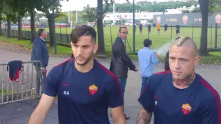 La Roma scende in campo a Trigoria per la rifinitura. Con il gruppo anche Strootman e Manolas