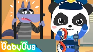 Police Officer Song 🚓👮‍♀️ Job and Career Songs for Children | BabyBus Kids Songs and Nursery Rhymes