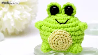 Амигуруми: схема Лягушка брелок | Игрушки вязаные крючком - Free crochet patterns.