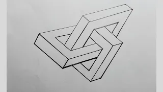 How to draw Impossible Objects | Easy