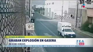 ¡Cámaras graban explosión en gasera! | Noticias con Francisco Zea