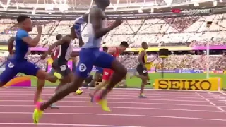 100m Semi Final Heat 2 World Championships London 2017