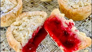 Mini Cherry 🍒 Pies / How To Make Mini Cherry Pies