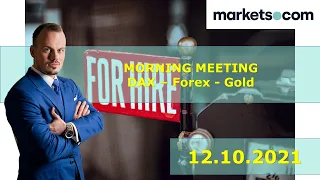 Markets Morning Meeting🟠DAX Trading🟠Forex🟠Bitcoin Trading🟠Daytrading🟠12.10.2021