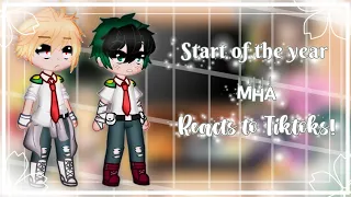 “Start of the year mha react to Tiktoks” ||Bakudeku🧡💚|| funny || alot of mistakes ||