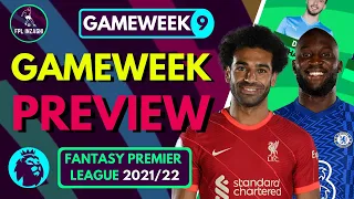 FPL GAMEWEEK 9 PREVIEW | FANTASY PREMIER LEAGUE 2021/22 TIPS