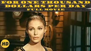 For One Thousand Dollars Per Day | Western | HD | Full Movie in English