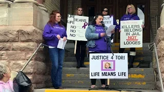 Protest over Tori Stafford’s killer’s transfer to healing lodge