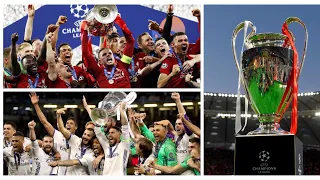 ALL CHAMPIONS LEAGUE WINNERS 1993-2019