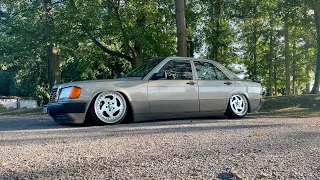 Mercedes 190E big car sa mère a ludo