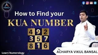 HOW TO FIND KUA NUMBER || LEARN NUMEROLOGY BY ACHARYA VIKUL BANSAL