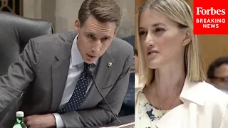 'Whose Idea Was It?': Hawley Grills Biden Official Over Scuttled DHS Disinformation Board?