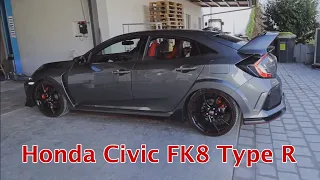 Honda Civic FK8 Type R - Eventuri intake system and Wagner Tuning intercooler install