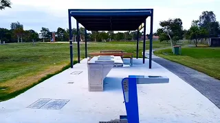 the Mavic Mini flying through the covered area at Coronet Park on the Goldcoast OZ