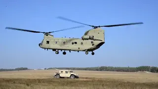 Army crush jeep Carrying  Loading Helicopter 🚁
