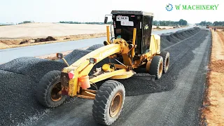 Best Activities Liugong Grader Operating Leveling Gravel Installing Foundation New Road