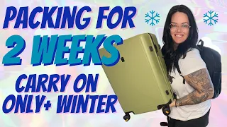 Winter in Europe: Carry on ONLY