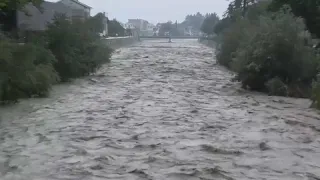 Schwere Überschwemmungen in Vorarlberg