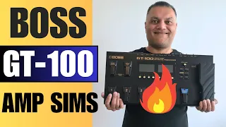 Boss GT-100 2023: Guitar Amp Sims Mastery!