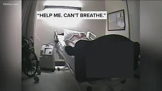 Hidden camera video of veteran calling for help, gasping for air in question in nurse's murder trial