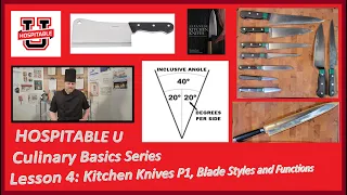 Culinary Basics Lesson 4   Kitchen Knives Part 1