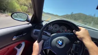 BMW E46 M3 - POV CANYON DRIVE - CSL INTAKE ASMR