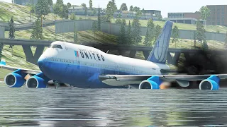 Flight Attendant Tries To Emergency Land 747 After Pilots Got Too Drunk | XP11