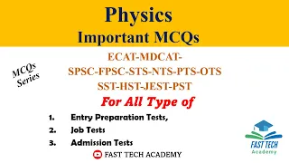 SST-Physics MCQs Series for all types Jobs||SST||SPSC||ECAT||MDCAT||Science Category