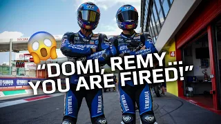 😱 We Fired Dominique Aegerter and Remy Gardner... | Yamaha Racing Experience *joke* ✅