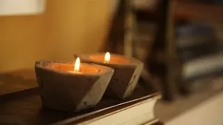 DIY Cement Candle Holders | Kin Community