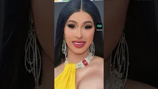 Cardi B without make up vs Cardi B with make up #makeup #persona #cardib #tranding