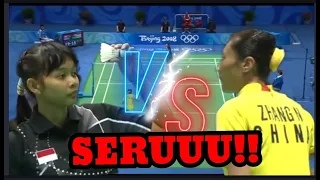 SPECIAL !!! MARIA KRISTIN YULIANTI VS ZHANG NING OLIMPIADE BEIJING SEMI FINAL