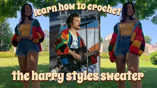 I crocheted the $1600 harry styles sweater so you could too