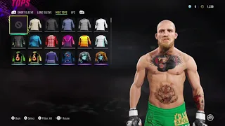 How to make Conor McGregor in EA UFC 4 CAF-Formula