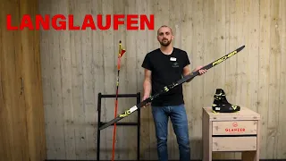 Valentin präsentiert: Langlauf mit dem Fischer RCR Skating Ski und dem Salomon Aero 7 Klassisch Ski