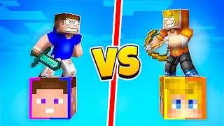 😱 ЭПИЧНАЯ БИТВА ! ВЛАДУС vs ТУМКА Лаки Блок в Майнкрафт ! Minecraft