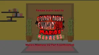 Female ava react to Mario's Madness V2 Part 5/? Hellish Heights | Unfinished | Read desc |