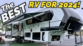 The most IMPRESSIVE fifth wheel RV I've seen for 2024! Brinkley Model Z 3610 with office/bunk room