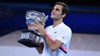 Roger Federer breaks down during Australian Open trophy ceremony | ESPN