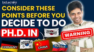 Warning! Consider These Points Before You Decide To Do PhD In Japan, Korea, Russia or China
