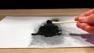 SUPER GLUE AND CHARCOAL! ADD THE GLUE TO THE CHARCOAL AND BE SURPRISED BY THE RESULTS