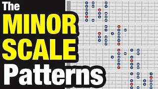 MINOR SCALE Guitar Patterns - They're modes of major!