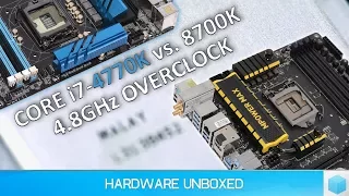 Overclocking Battle, Core i7-4770K vs. 8700K