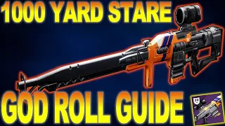 HOW TO GET 1000 Yard Stare + 1000 Yard Stare GOD ROLL GUIDE- Destiny 2