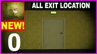 Backrooms Descent Horror Game - Level 0 All Exits Location + Battery + Drink - How to finish Fast