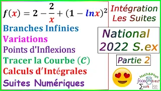 Etude de Fonction - Logarithme Népérien - Examen National 2023 S.exp - [Partie 2]