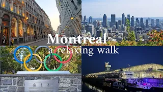 A relaxing walk through MONTREAL | Quebec, CANADA