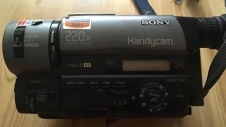 SONY CCD-TR511E - болтовня, дигитализация