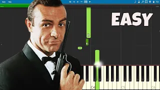 How to play the James Bond Theme - EASY Piano Tutorial